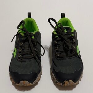 Saucony Kids Sneakers - Black and Green